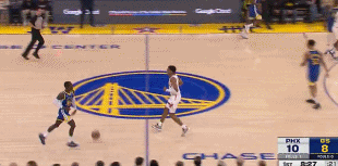 手感来得很早!库里连中三分独得8分带队占据主动